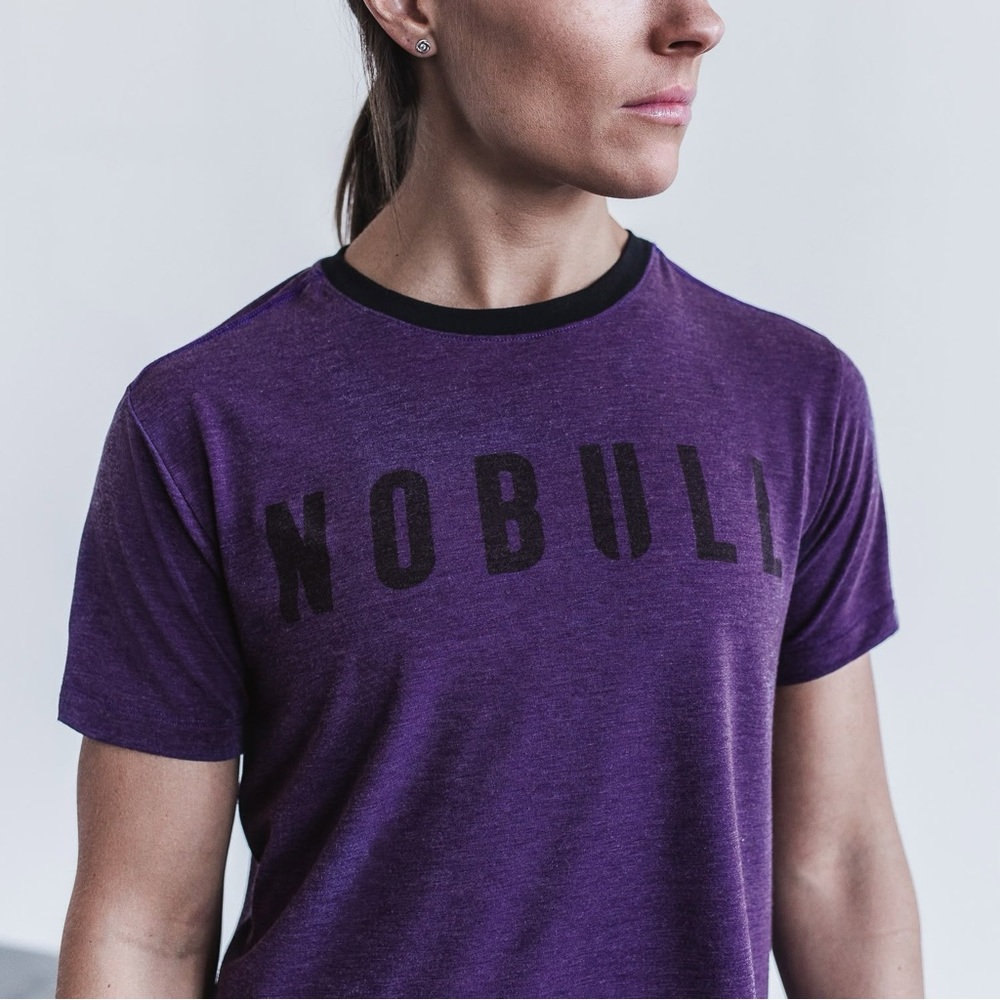 NOBULL Women's Boxy Tee in Purple